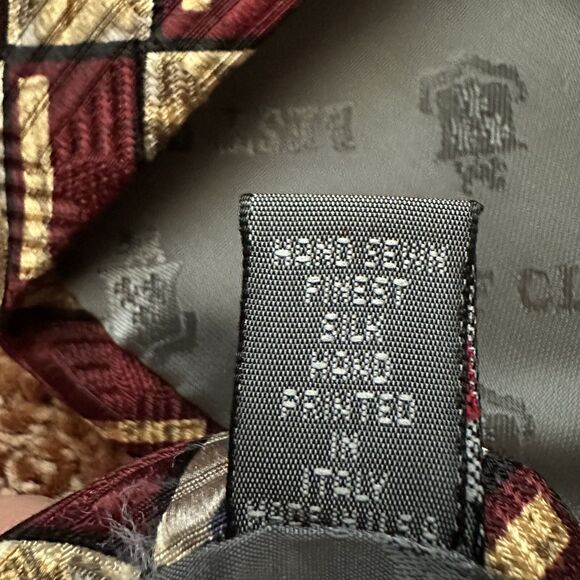 Robert Talbott Best Of Class Norton Ditto Silk Necktie Geometric Made In USA - Picture 3 of 5